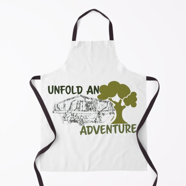 Item preview, Unfold An Adventure Black and White Folding Caravan designed and sold by BeccaAelishe.