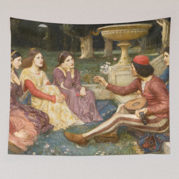Item preview, John William Waterhouse The Decameron designed and sold by TeeARTHY.