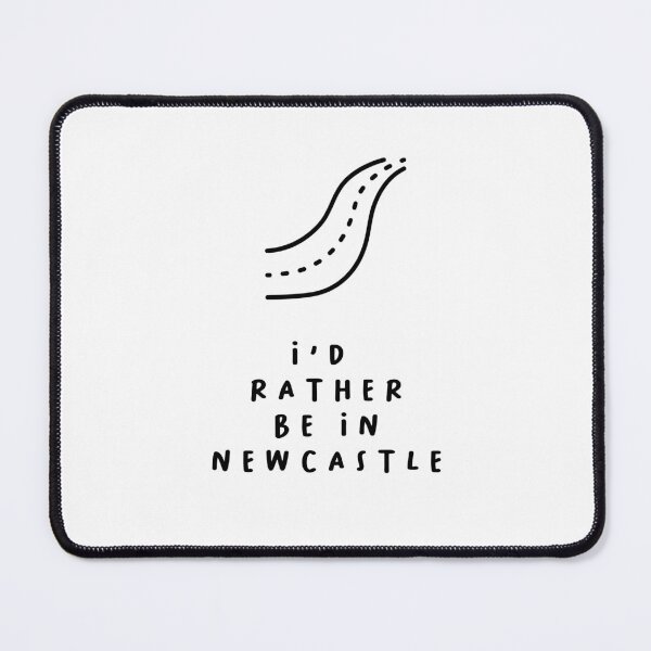 Item preview, I'd Rather be in Newcastle | Typography Design | Minimalist Aesthetic designed and sold by RM-Journey.