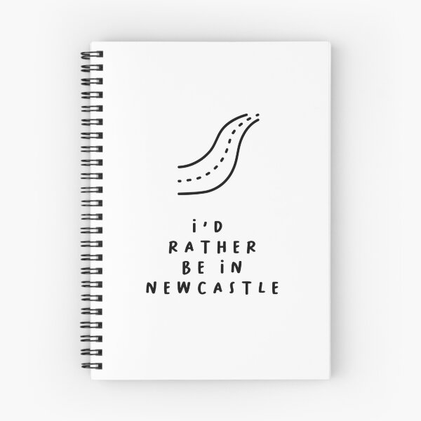 Item preview, I'd Rather be in Newcastle | Typography Design | Minimalist Aesthetic designed and sold by RM-Journey.