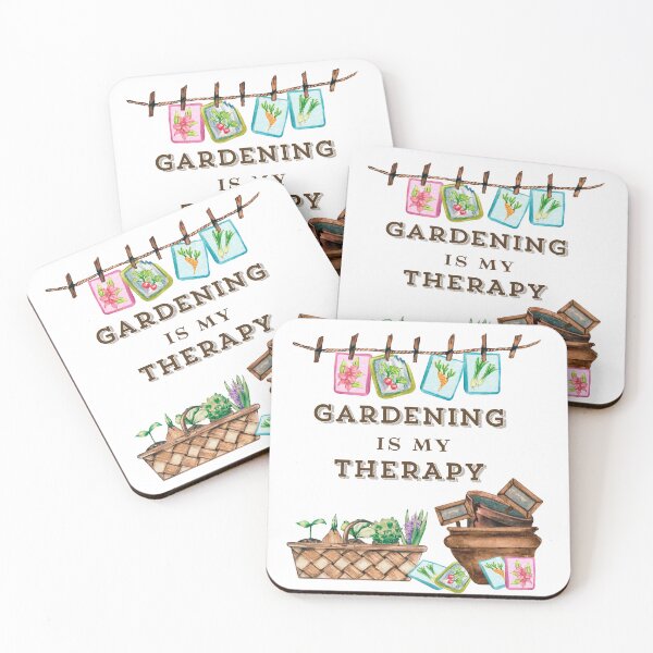 Item preview, Gardening is My Therapy designed and sold by MochaMeli.