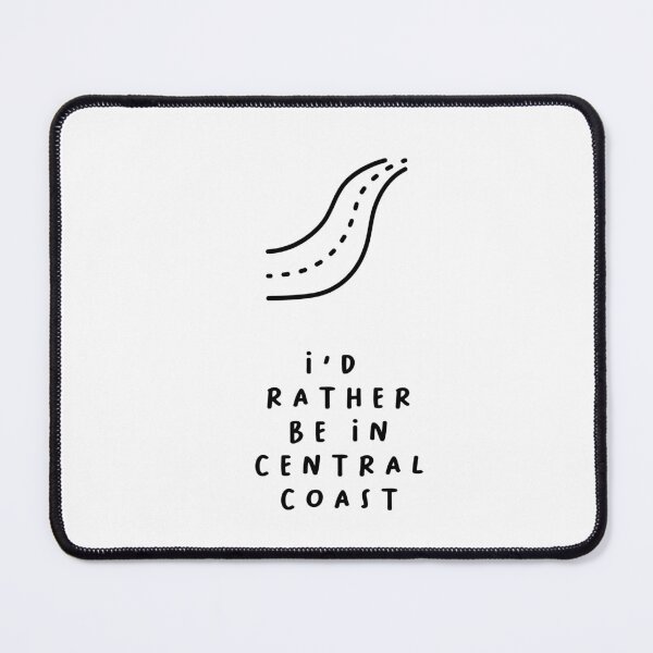 Item preview, I'd Rather be in Central Coast | Typography Design | Minimalist Aesthetic designed and sold by RM-Journey.