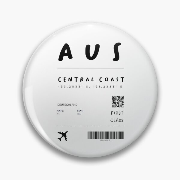 Item preview, Central Coast | Plane Ticket Design | Traveling | Tourists designed and sold by RM-Journey.