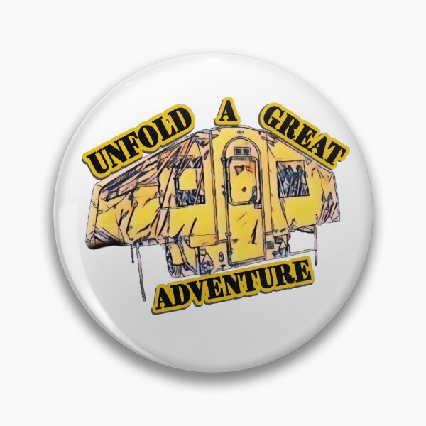 Item preview, Unfold A Great Adventure Yellow Trailer Tent designed and sold by BeccaAelishe.