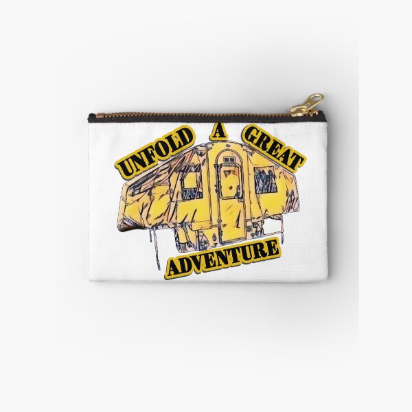 Item preview, Unfold A Great Adventure Yellow Trailer Tent designed and sold by BeccaAelishe.