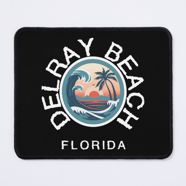 Item preview, Delray Beach - Florida (with White Lettering) designed and sold by VelvetRoom.