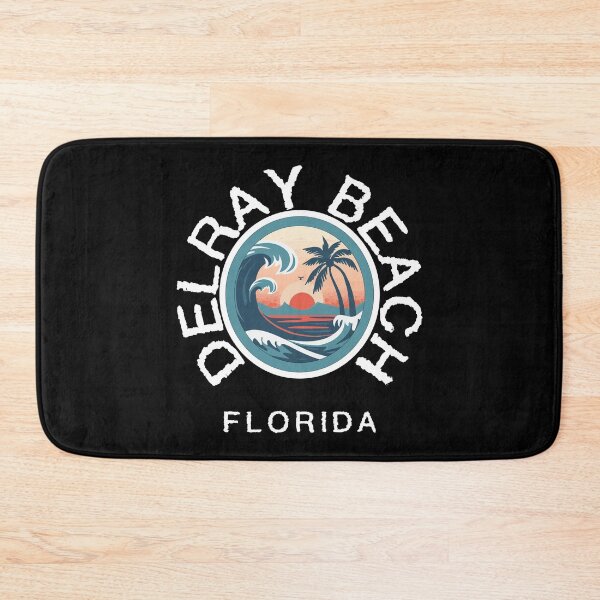Item preview, Delray Beach - Florida (with White Lettering) designed and sold by VelvetRoom.