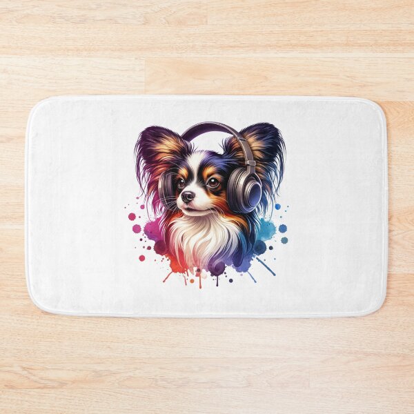 Item preview, Papillon with Headphones designed and sold by MyCozyCorner24.