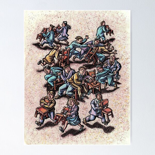 Item preview, Musical Chair Businessmen designed and sold by LisaHaney.
