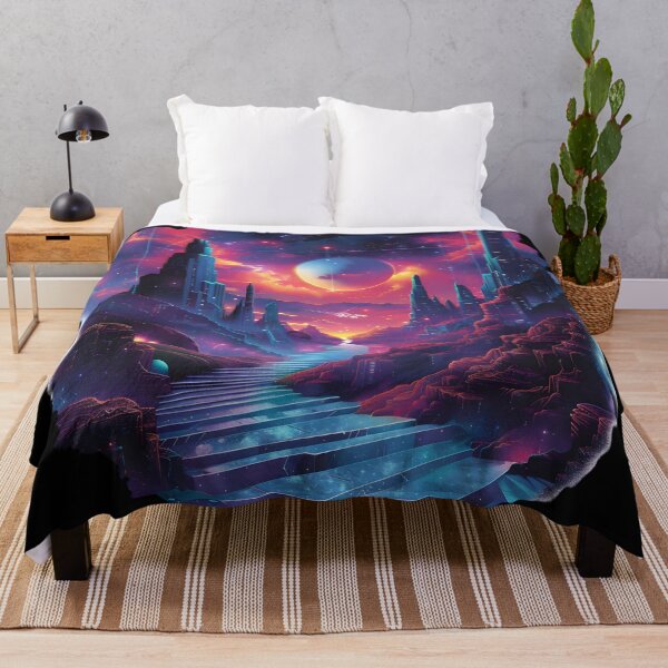 Item preview, Neon Prism Dreamscape designed and sold by AI-Only Creations.