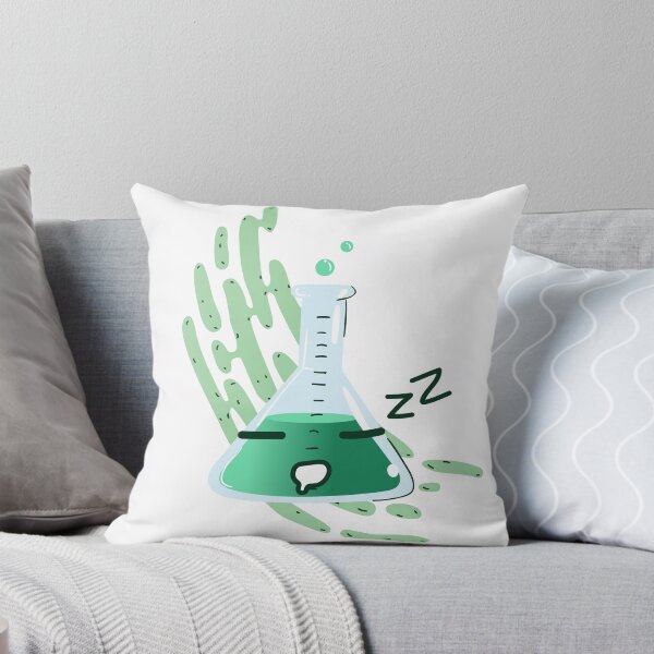 Item preview, Sleepy kawaii beaker (conical flask) designed and sold by Ameus.
