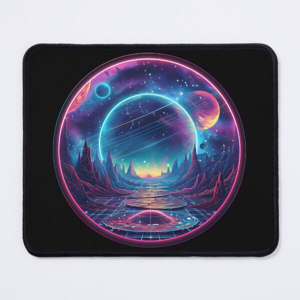 Item preview, Synthwave Neon Galaxy designed and sold by AI-Only Creations.