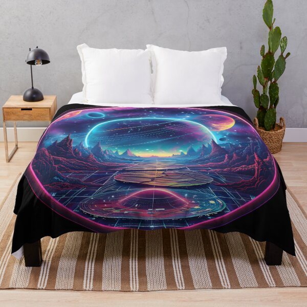 Item preview, Synthwave Neon Galaxy designed and sold by AI-Only Creations.