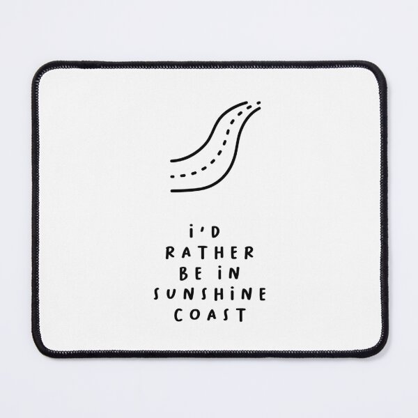 Item preview, I'd Rather be in Sunshine Coast | Typography Design | Minimalist Aesthetic designed and sold by RM-Journey.