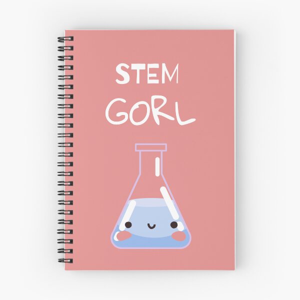 Artikelvorschau, STEM-Mädchen mit rosa Hintergrund, Kawaii-Flasche (Mädchen in STEM) entworfen und verkauft von Ameus.
