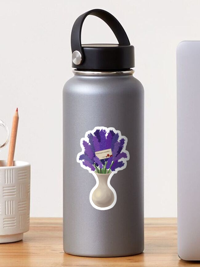Thumbnail 1 of 3, Sticker, The Lavender Ladies, With Deepest Sympathies designed and sold by LavenderLadies.