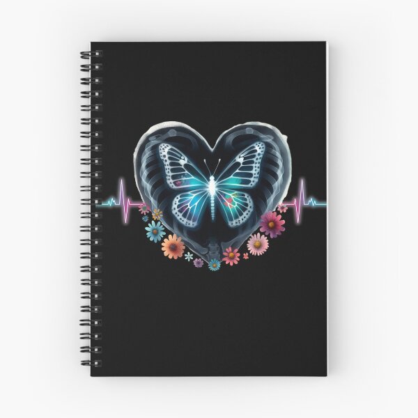 Item preview, Butterfly X-ray Heart designed and sold by BookwormBlossom.