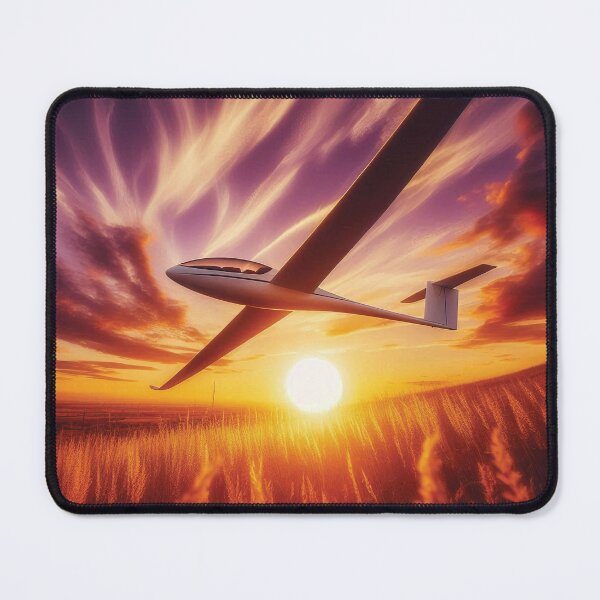 Item preview, Glider Plane Pilot Sailplane aerial floating soaring designed and sold by These_Prints.