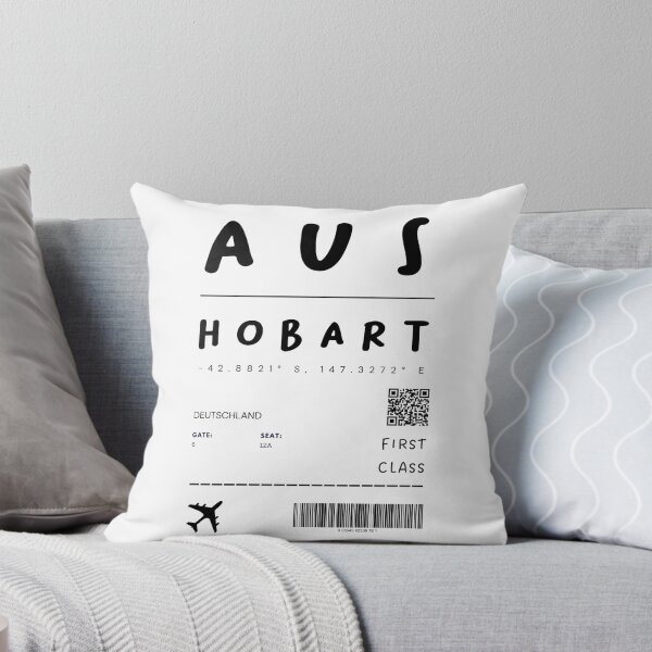 Item preview, Hobart | Plane Ticket Design | Traveling | Tourists designed and sold by RM-Journey.