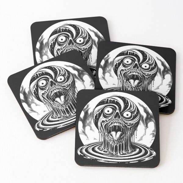 Item preview, Insane Melting Spiral Skull designed and sold by Nerdlight.