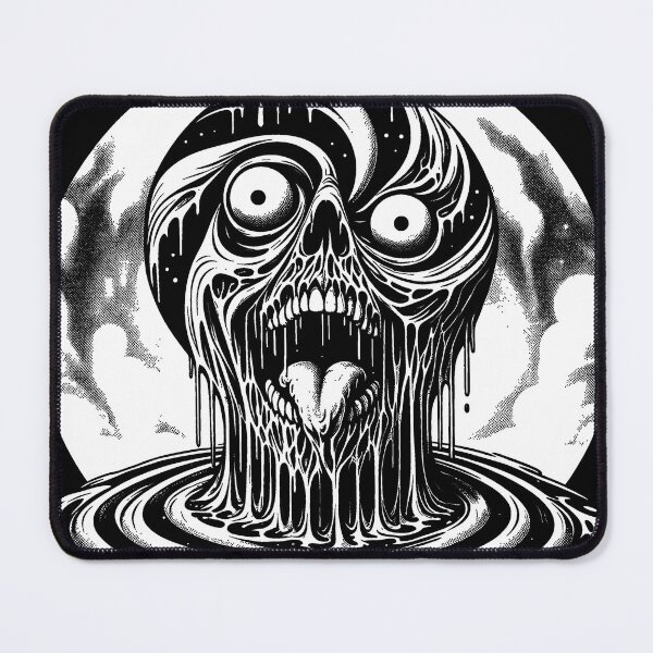 Item preview, Insane Melting Spiral Skull designed and sold by Nerdlight.