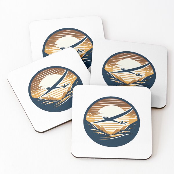 Item preview, Glider Plane Pilot Sailplane Biplane aerial floating soaring designed and sold by These_Prints.