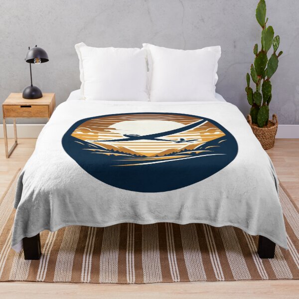 Item preview, Glider Plane Pilot Sailplane Biplane aerial floating soaring designed and sold by These_Prints.
