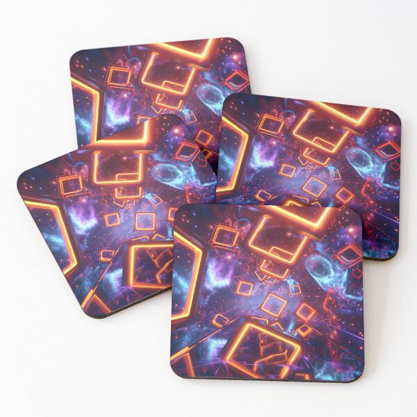 Item preview, Neon Labyrinth Cosmos designed and sold by AI-Only Creations.