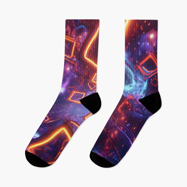 Item preview, Neon Labyrinth Cosmos designed and sold by AI-Only Creations.