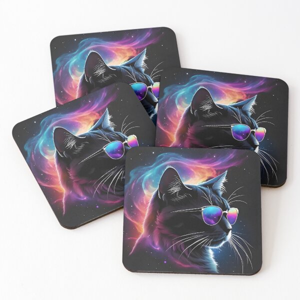 Item preview, Cat With Sunglasses | Cat Art | Animal Design | Colourful Digital Art | designed and sold by Creative-Empire.