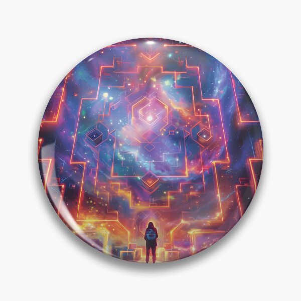 Item preview, Infinity Neon Maze designed and sold by AI-Only Creations.