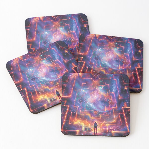 Item preview, Infinity Neon Maze designed and sold by AI-Only Creations.