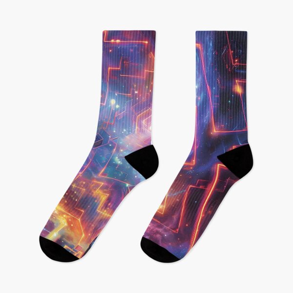 Item preview, Infinity Neon Maze designed and sold by AI-Only Creations.