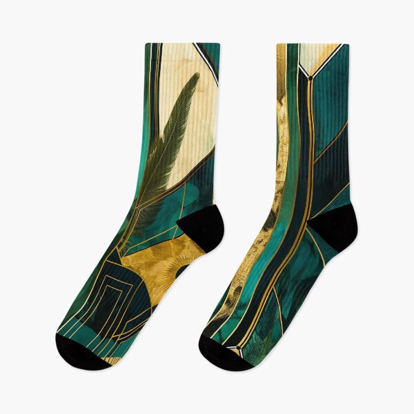 Item preview, Glamour Dark Green Gold, Luxurious Aesthetic, Vintage Pattern designed and sold by Vic Torys ☆.