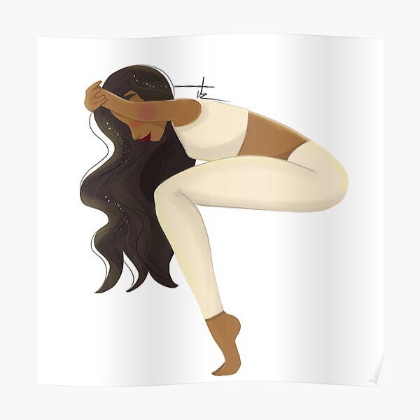 Utkaṭasana Girl Póster