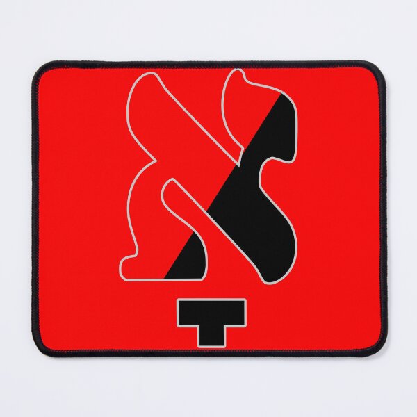 Item preview, Anarchist Communist Jewish Aleph Symbol designed and sold by Kole's Designs.