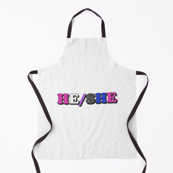 Item preview, he/she genderfluid pride flag pronouns designed and sold by wordswithfonts.