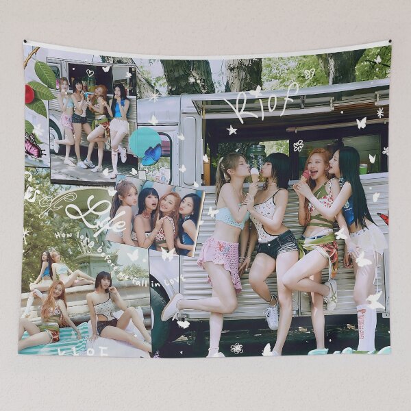 Item preview, Sticky KISS OF LIFE (KPOP) designed and sold by jaofnn.