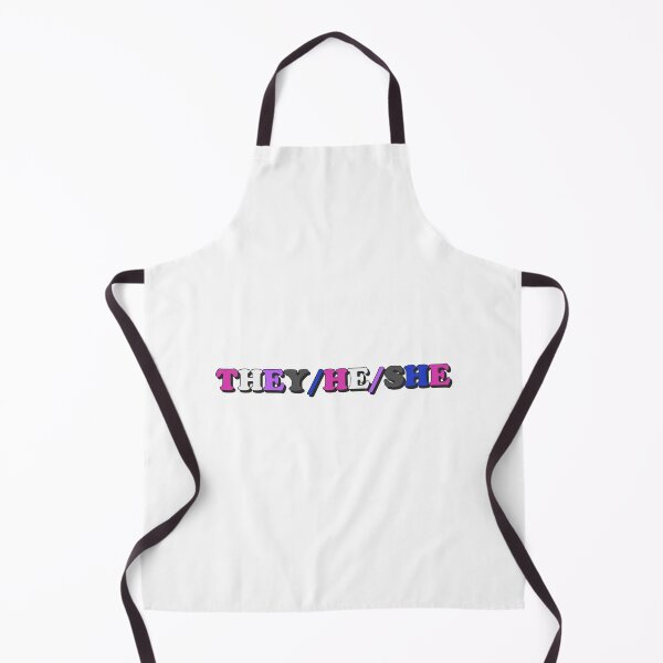 Item preview, they/he/she genderfluid pride flag pronouns designed and sold by wordswithfonts.