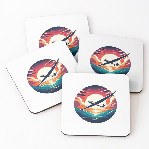 Item preview, Glider Plane Pilot Sailplane Biplane aerial floating soaring designed and sold by These_Prints.