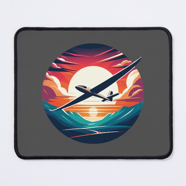 Item preview, Glider Plane Pilot Sailplane Biplane aerial floating soaring designed and sold by These_Prints.
