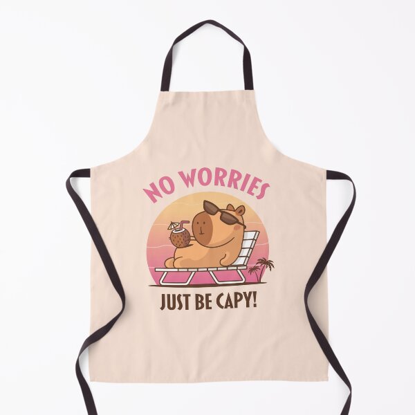 Item preview, No Worries, Just Be Capy designed and sold by zoljo.