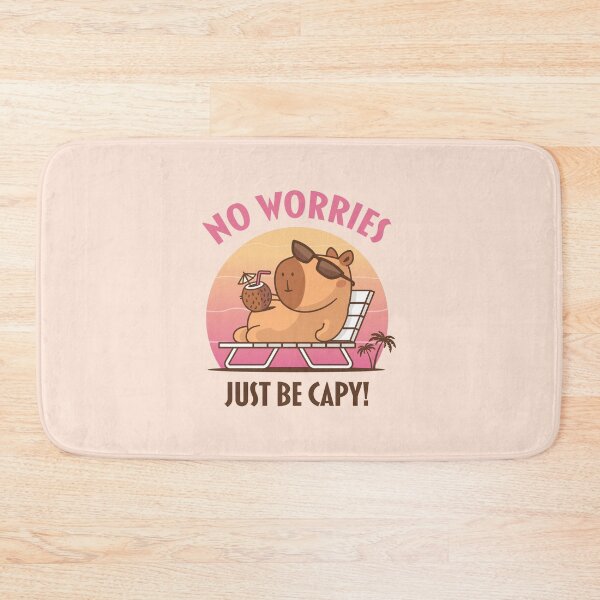 Item preview, No Worries, Just Be Capy designed and sold by zoljo.