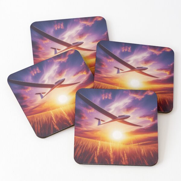 Item preview, Glider Plane Pilot Sailplane aerial floating soaring designed and sold by These_Prints.