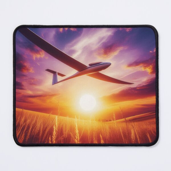 Item preview, Glider Plane Pilot Sailplane aerial floating soaring designed and sold by These_Prints.