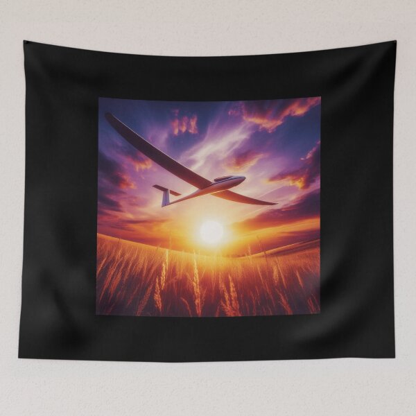 Item preview, Glider Plane Pilot Sailplane aerial floating soaring designed and sold by These_Prints.