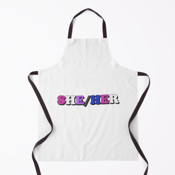 Item preview, she/her genderfluid pride flag pronouns designed and sold by wordswithfonts.