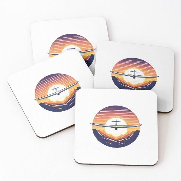 Item preview, Glider Plane Pilot Sailplane Biplane aerial floating soaring designed and sold by These_Prints.