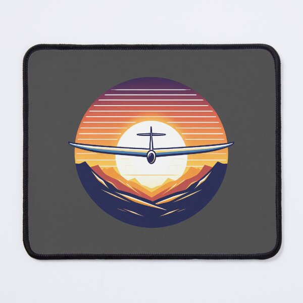 Item preview, Glider Plane Pilot Sailplane Biplane aerial floating soaring designed and sold by These_Prints.