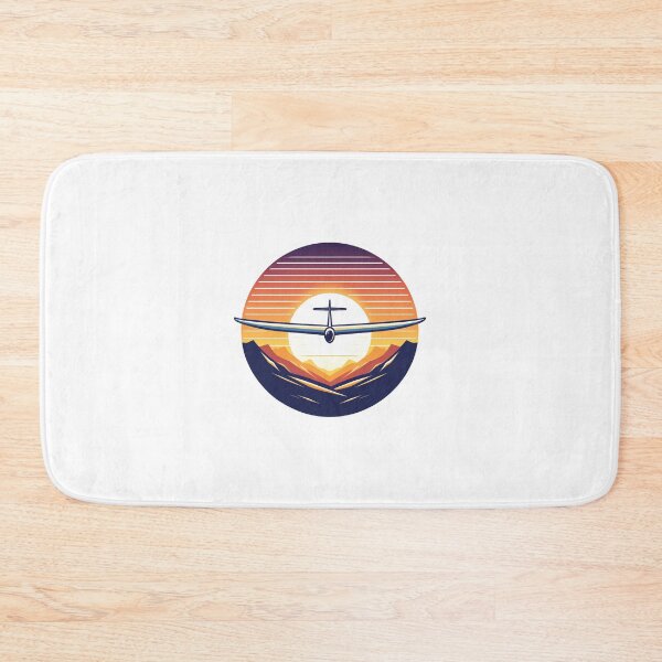 Item preview, Glider Plane Pilot Sailplane Biplane aerial floating soaring designed and sold by These_Prints.